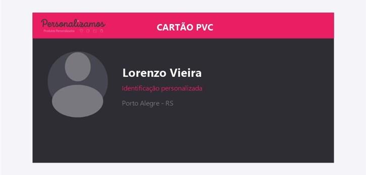 Cartão PVC Porto Alegre - RS