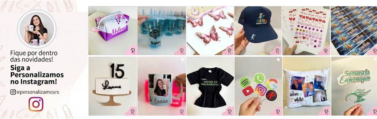 Produtos personalizados Porto Alegre - Luana Collatto