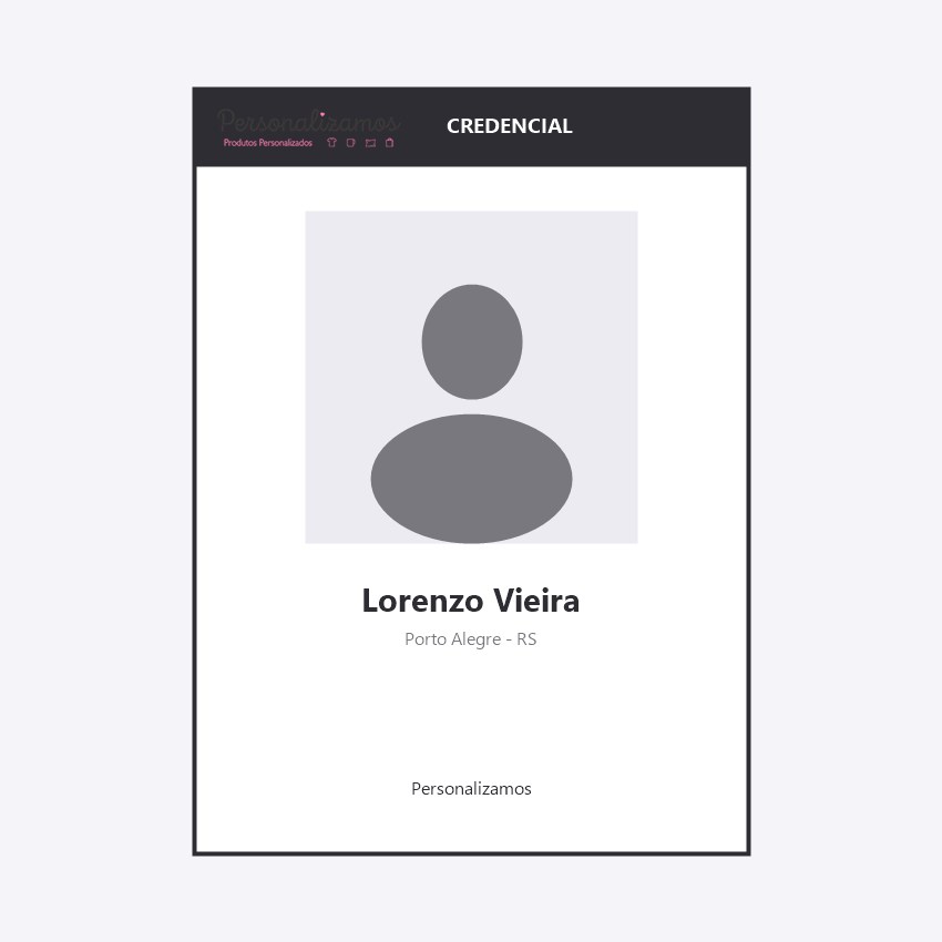 Credencial para eventos 1 Porto Alegre - RS
